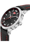 DUCATI CORSE Podio Black Leather Strap