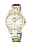 FESTINA Crystals Solar Two Tone Stainless Steel Bracelet