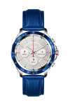 DAS.4 SQ22 Smartwatch Blue Leather Strap
