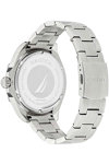 NAUTICA Clearwater Beach Silver Stainless Steel Bracelet