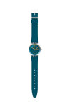 SWATCH Essentials Blue Away Blue Silicone Strap