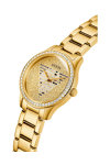 GUESS Idol Crystals Gold Stainless Steel Bracelet