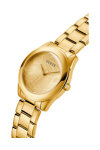 GUESS Cubed Gold Stainless Steel Bracelet