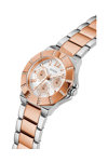 GUESS Sunray Crystals Two Tone Stainless Steel Bracelet