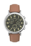 TIMEX Waterbury Chronograph Brown Leather Strap