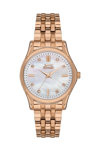 SLAZENGER Crystals Rose Gold Stainless Steel Bracelet