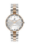 BEVERLY HILLS POLO CLUB Diamond Two Tone Stainless Steel Bracelet