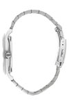 BEVERLY HILLS POLO CLUB Diamond Silver Stainless Steel Bracelet