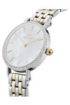 DANIEL WELLINGTON Petite Bezel Crystals Two Tone Stainless Steel Bracelet