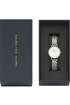 DANIEL WELLINGTON Petite Bezel Crystals Two Tone Stainless Steel Bracelet