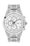 VISETTI Bolt Chronograph Silver Stainless Steel Bracelet