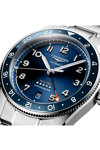 LONGINES Spirit Zulu Time Automatic GMT Silver Stainless Steel Bracelet