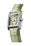 LONGINES Mini DolceVita Diamonds Green Leather Strap