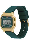 ICE WATCH Digit Retro Chronograph Green Silicone Strap (S)