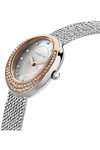 CERRUTI Nemi Crystals Silver Fabric Strap