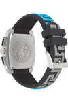 VERSACE Dominus Chronograph Three Tone Rubber Strap