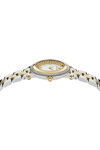 VERSACE Greca Flourish Two Tone Stainless Steel Bracelet