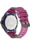 VERSACE Icon Active Chronograph Bordeaux Rubber Strap