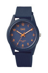 Q&Q Watch Blue Plastic Strap