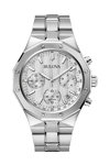 BULOVA Precisionist Chronograph Silver Stainless Steel Bracelet