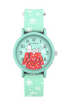 Timex x Peanuts Holiday 34mm Fabric Strap Watch
