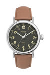 TIMEX Waterbury Standard Brown Leather Strap