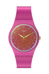 SWATCH Fantastic Fuchsia Fuchsia Silicone Strap