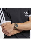 ADIDAS ORIGINALS City Tech One Dual Time Chronograph Green Synthetic Strap