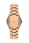 BEVERLY HILLS POLO CLUB Diamond Rose Gold Stainless Steel Bracelet