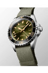 LONGINES HydroConquest Automatic Dual Time Khaki Synthetic Strap