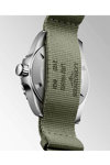 LONGINES HydroConquest Automatic Dual Time Khaki Synthetic Strap