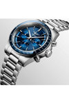 LONGINES Conquest Automatic Chronograph Silver Stainless Steel Bracelet