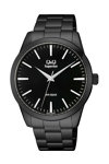 Q&Q Watch Black Stainless Steel Bracelet