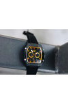 CATERPILLAR Barrell Black Silicone Strap