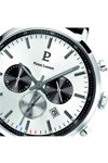 PIERRE LANNIER Baron Chronograph Black Leather Strap