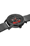 PIERRE LANNIER Paddock Automatic Black Stainless Steel Bracelet Gift Set