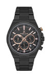 DANIEL KLEIN Exclusive Chronograph Black Stainless Steel Bracelet