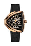 HAMILTON Ventura Elvis80 Skeleton Dragon Automatic Black Rubber Strap