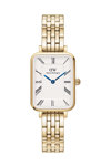 DANIEL WELLINGTON Quadro Roman Numerals Gold Stainless Steel Bracelet