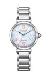 CITIZEN Eco-Drive Crystals Silver Stainless Steel Bracelet