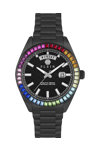 PHILIPP PLEIN Superlative Crystals Black Stainless Steel Bracelet