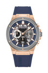 KENNETH COLE Chronograph Blue Silicone Strap