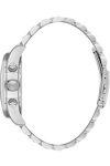 BEVERLY HILLS POLO CLUB Dual Time Silver Stainless Steel Bracelet