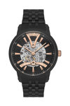BEVERLY HILLS POLO CLUB Automatic Black Stainless Steel Bracelet