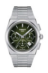 TISSOT T-Classic PRX Automatic Chronograph Silver Stainless Steel Bracelet