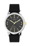 TIMEX Marlin Automatic Black Leather Strap