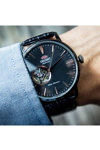 ORIENT Contemporary Automatic Black Leather Strap