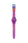 SWATCH Simpsons Class Act Multicolor Silicone Strap