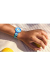 FLIK FLAK Organized Chaos Smiling Clouds Multicolor Plastic Strap