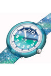 FLIK FLAK Organized Chaos Frozen Rainbow Multicolor Plastic Strap